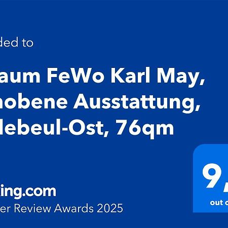 3 Raum Fewo Karl May, Gehobene Ausstattung, Radebeul-Ost, 76Qm Extérieur photo